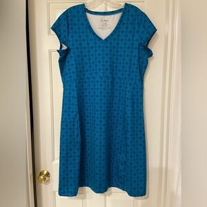 L.L. Bean Blue Polo T-Shirt Short Sleeve